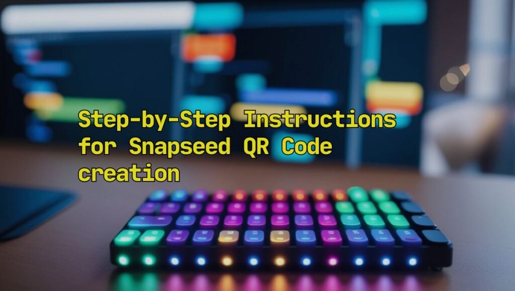 snapseed qr code preset